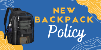  New Backpack Policy